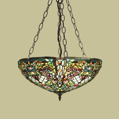 Anderson Large Inverted Tiffany Ceiling Light * fotó
