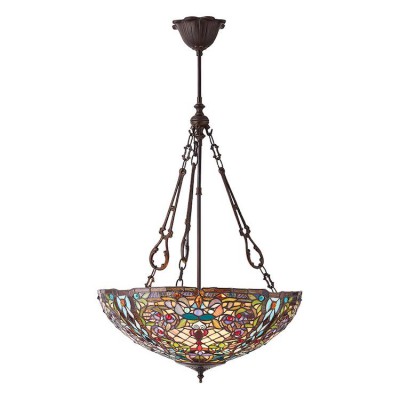 Anderson Large Inverted Tiffany Ceiling Light * fotó