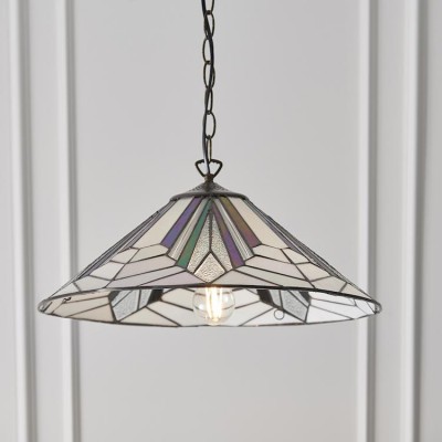 Astoria Large Tiffany Ceiling Light 63938, one bulb fitting fotó