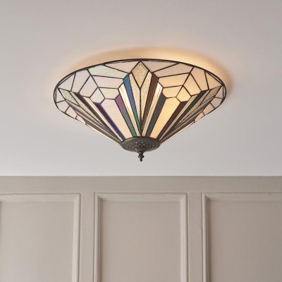 Astoria Tiffany Flush Ceiling Light fotó