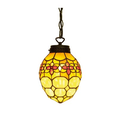 Atlantic Tiffany Teardrop Ceiling Light, single bulb fitting fotó