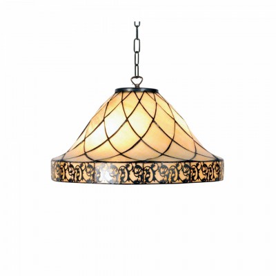 Cambridge Medium Tiffany Ceiling Light, single bulb fitting * fotó