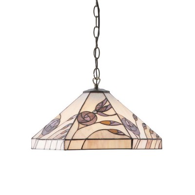 Damselfly Tiffany Ceiling Light 1 bulb fitting fotó