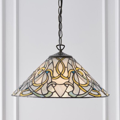Dauphine Tiffany Ceiling Light 1 bulb fitting fotó
