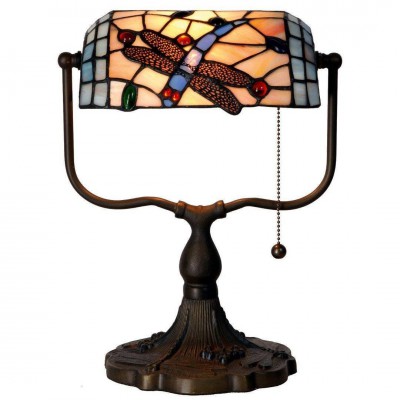 Dragonfly Tiffany Bankers Lamp fotó