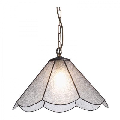 Fermo Frosted Tiffany Ceiling Light fotó