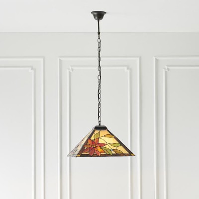 Lelani Medium Tiffany Ceiling Light, 1 bulb fitting * fotó