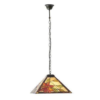 Lelani Medium Tiffany Ceiling Light, 1 bulb fitting * fotó