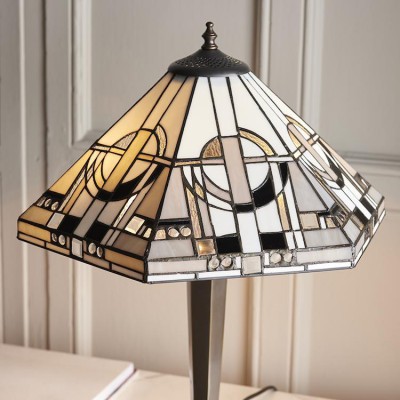 Metropolitan Tiffany Lamp With Cast Brass Base 64263 fotó