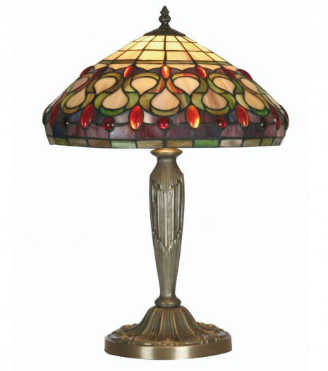 Oaks Oberon Tiffany Asztali Lámpa OT 1420/14 TL
