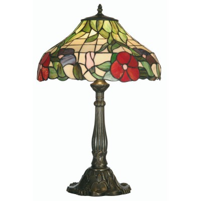 Oaks Peonies Tiffany Lamp OT 1345/16 TL fotó