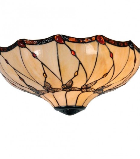 Papillon Nagy Tiffany Mennyezeti Lámpa