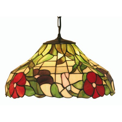 Peonies Tiffany Ceiling Light OT 1345/16 P fotó