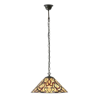 Ruban Medium Tiffany Ceiling Light, 1 bulb fitting fotó